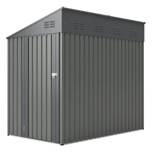 4x7 Foot Lean-To Shed in Olive