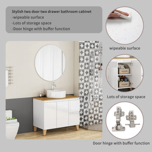 36-Inch Modern Bathroom Vanity with Sink Combo
