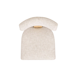 Louise - Split Back Upholstered Dining Side Chair (Set of 2) - Travertine Beige