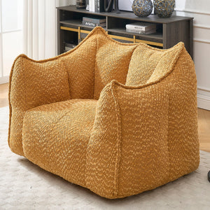 Comfortable Chenille Sofa Chairs With Highly Resilient Foam