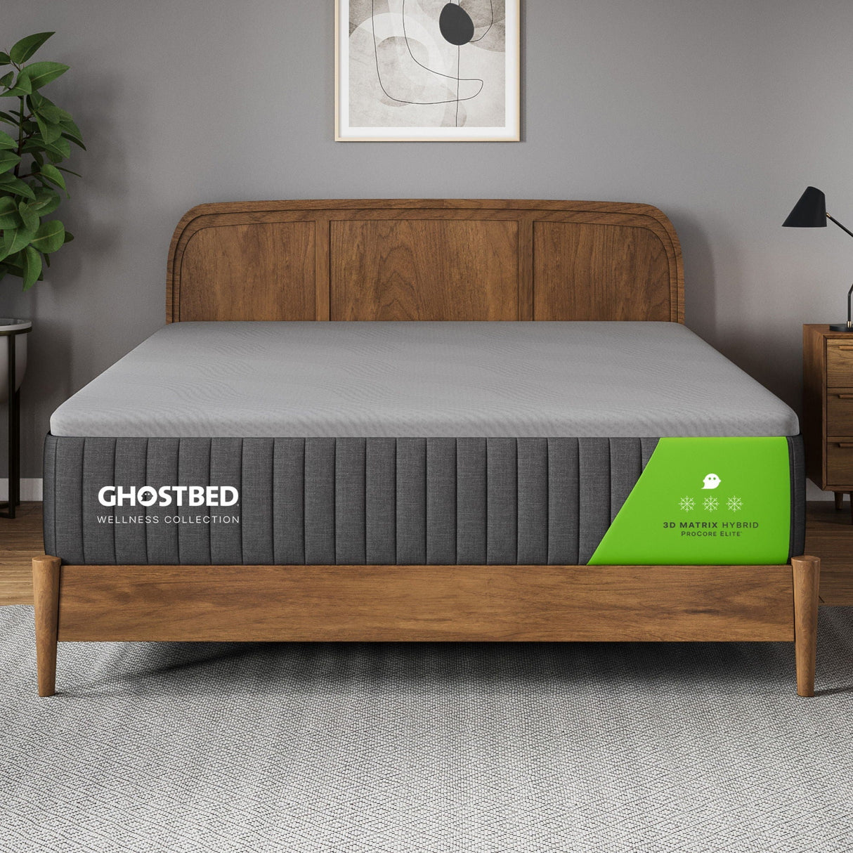 3D Matrix 12" Hybrid Mattress Medium Plush Feel