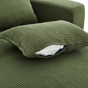 360° Swivel Accent Barrel Chair With Dual Layer Cushion And 3 Removable Pillows