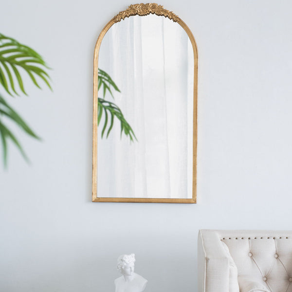 Wood Floor Mirror, Full Body Mirror Dressing Make Up Mirror For Bathroom