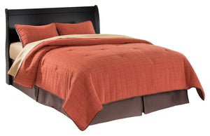 Huey Vineyard - Queen Sleigh Headboard - Black - Best Buy Furniture