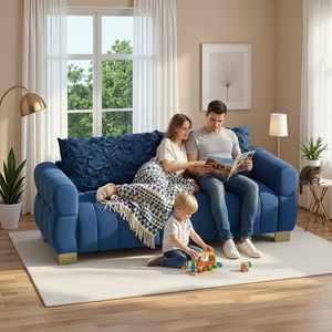FX-P56-RBH Velvet Sofa