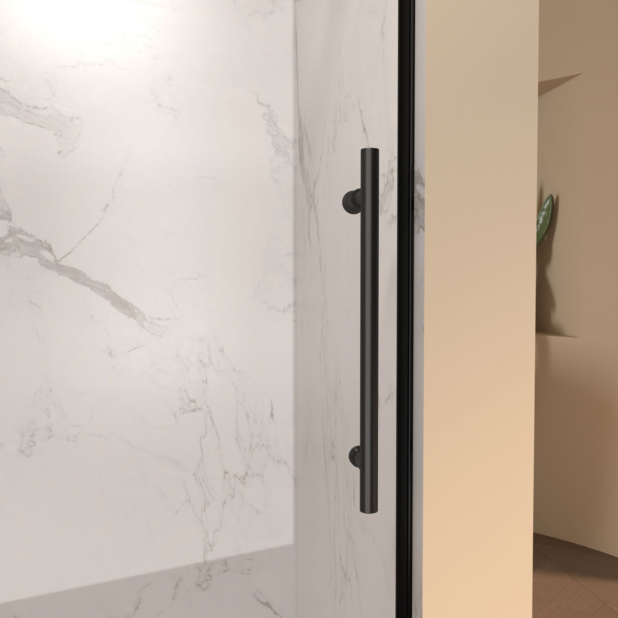 Frameless Single Sliding Shower Door