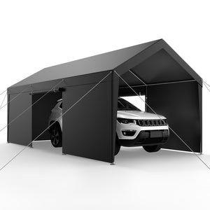 Carport Car Canopy 12x20FT Heavy Duty Outdoor Car Shelter with Sidewalls