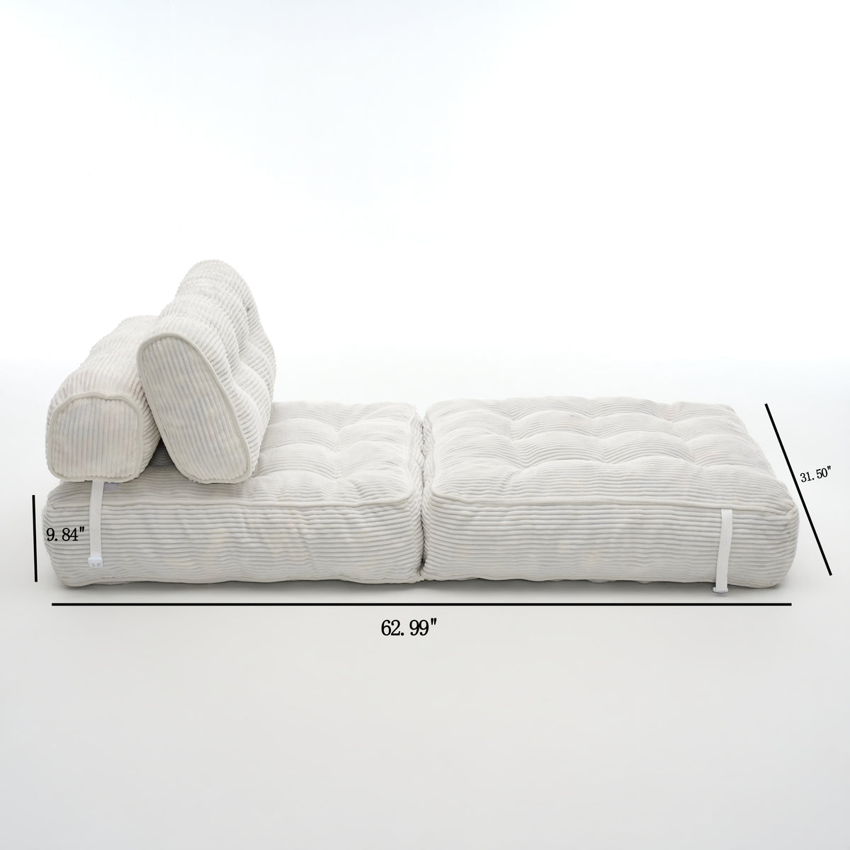 Folding Sofa Bed - Convertible Sleeper Chair with Pillow