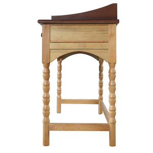 54'' Wooden Writing Desk with 2 Storage Drawers