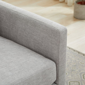 Modern Square Upholstered Swivel Accent Chair With Metal Base