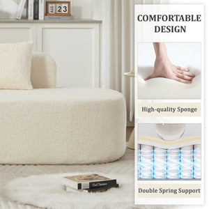 Boneless Couches for Living Room - White