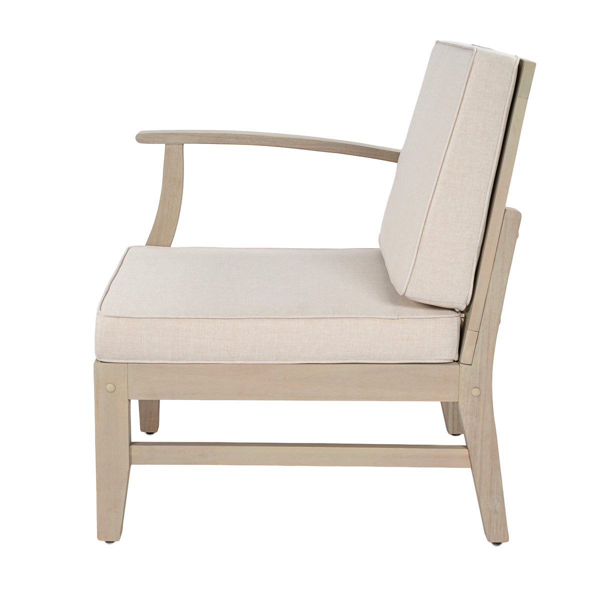 Perla Left Armchair Acacia and