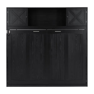 Murphy Bed With Storage Cabinets