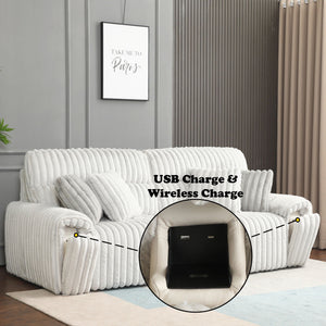 Jaya - Power Motion Sofa With Sleeper & USB Port - Mondo Gray - Best Buy Furniture
