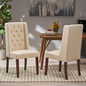 Sophisticated Tufted Dining Chair With High Back Design - Best Buy Furniture