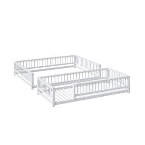 Bunk Bed With Ladder And Safety Guardrails