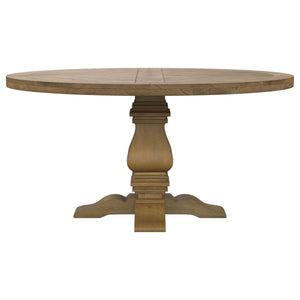 Round Dining Table Set With Upholstered Chairs