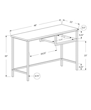 Computer Desk For Home Office, Compact Modern Design, Contemporary & Modern - Best Buy Furniture