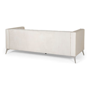 Contemporary 3 Seater Sofa With Button Tufting