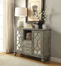 Velika - Weathered Console Table With 1 Open Compartment Storage - Gray - Best Buy Furniture