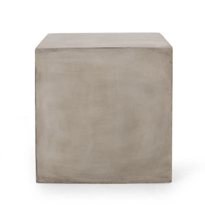 Outdoor MGO Square Side Table, Light