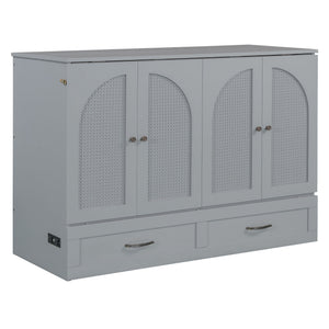 Murphy Bed With Large Drawers