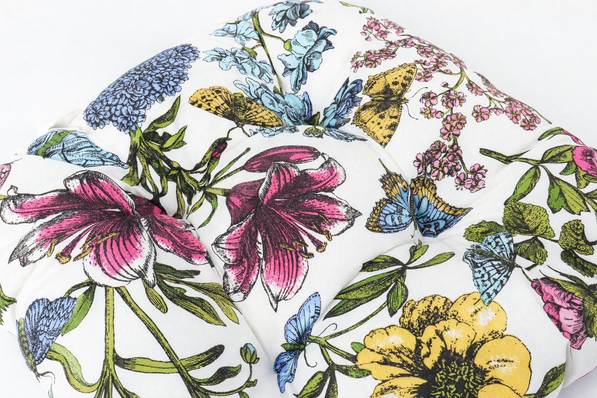 Outdoor Chair Cushions Set of 2 - Botanical Floral Print