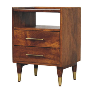Artisan Furniture Solid Wood Camden Chestnut Bedside