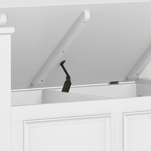 Amherst - Small Transitional Entryway Storage Bench
