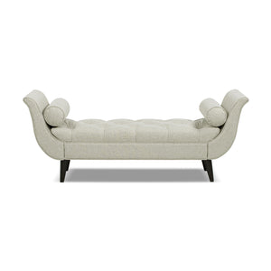 Alma Tufted Flared Arm Entryway Bench