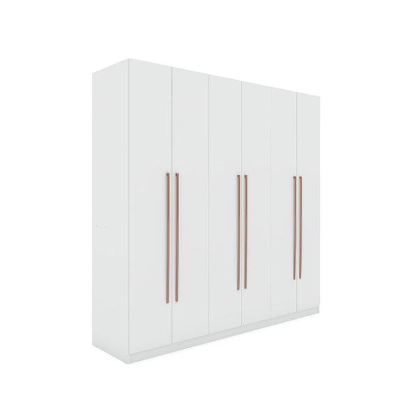 Gramercy - Free Standing Wardrobe Closet With Drawers And Shelves