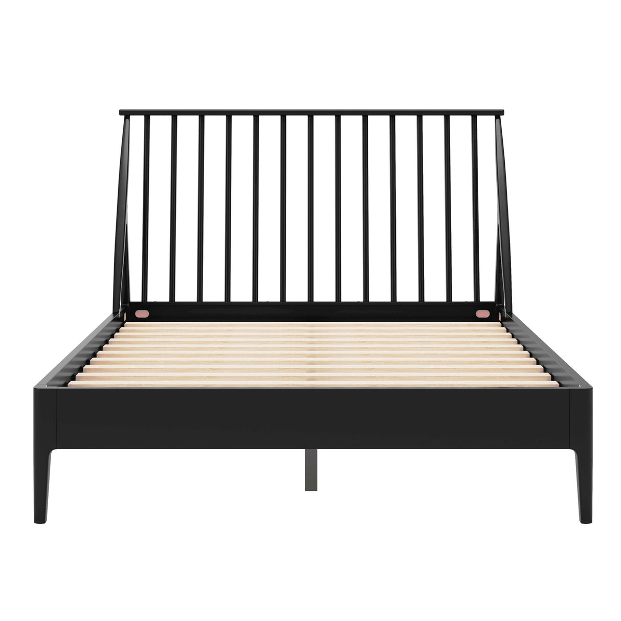 Bohemian Platform Bed With Tall Headboard