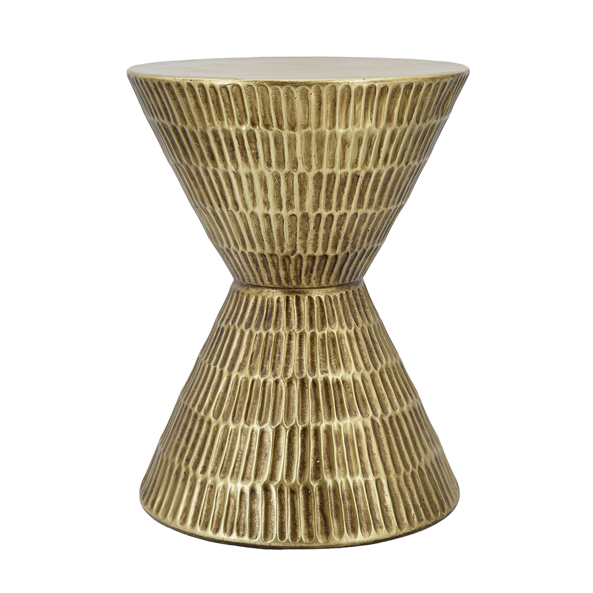 Antique Hourglass Side Table