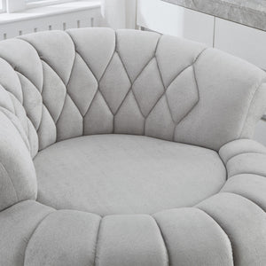 Round Swivel Accent Chair With Rotation