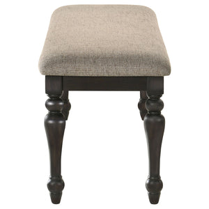 Kavita - Upholstered Dining Bench - Charcoal