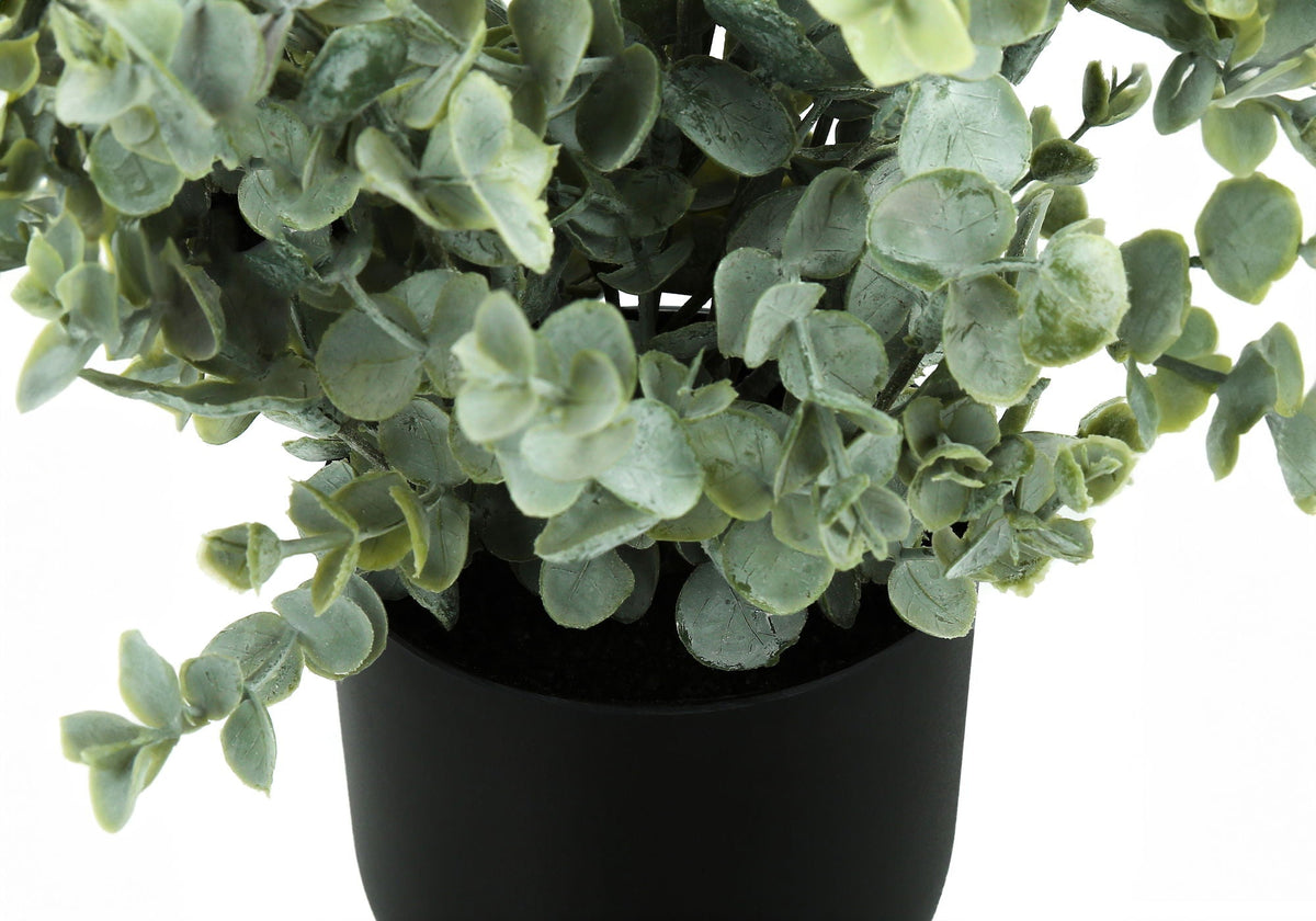 11" Tall, Artificial Plant, Eucalyptus Grass, Indoor, Faux, Fake, Table, Greenery, Potted, Decorative (Set of 2) - Green / Black - Best Buy Furniture