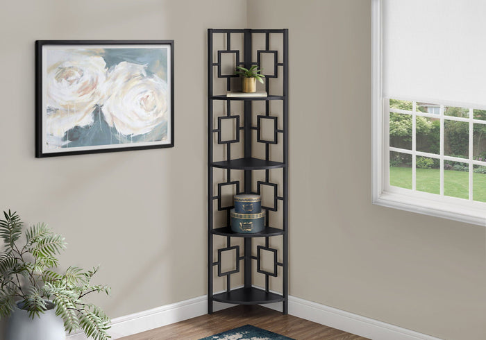 4 Tier Bookshelf, Bookcase, Etagere, Corner, For Office, Contemporary & Modern - Best Buy Furniture