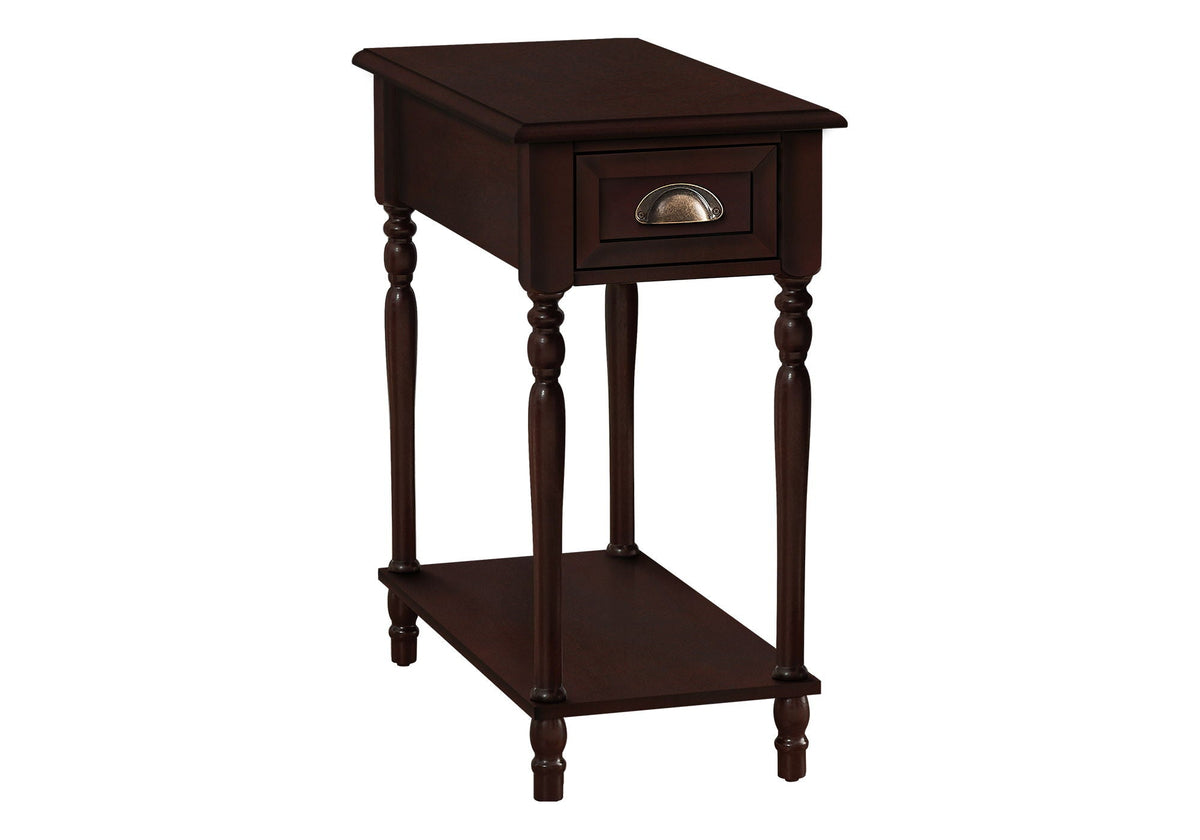 Accent Side Table, 2 Tier, Storage Drawer, Stylish Traditional Design - Best Buy Furniture