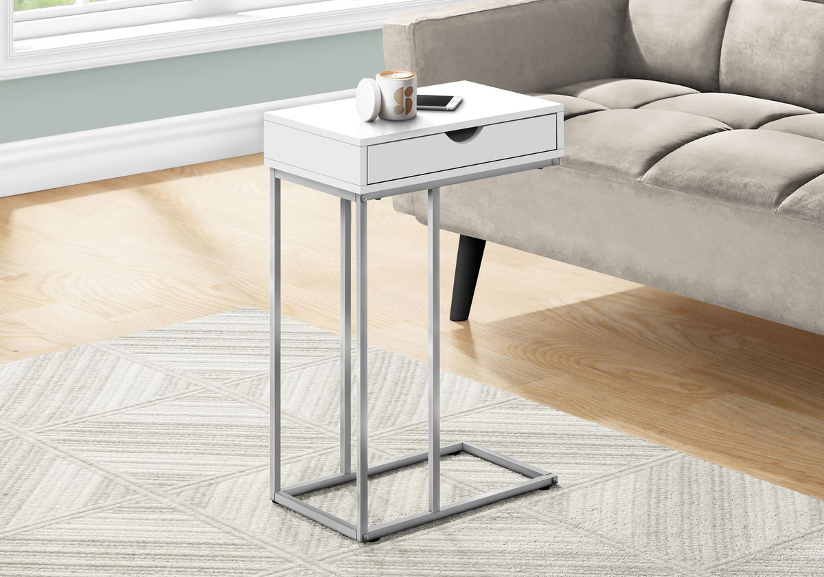 Accent Table, C - Shaped Contemporary & Modern Design - Best Buy Furniture