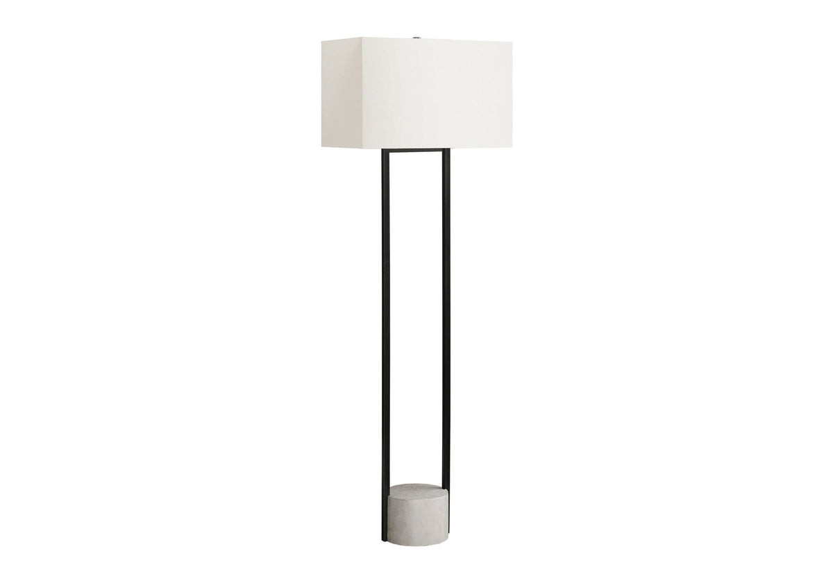 Lighting, Floor Lamp, Contemporary - Black / Beige - Best Buy Furniture