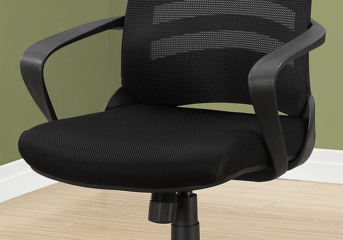 Office Chair, Adjustable Height, Swivel, Ergonomic, Armrests - Best Buy Furniture