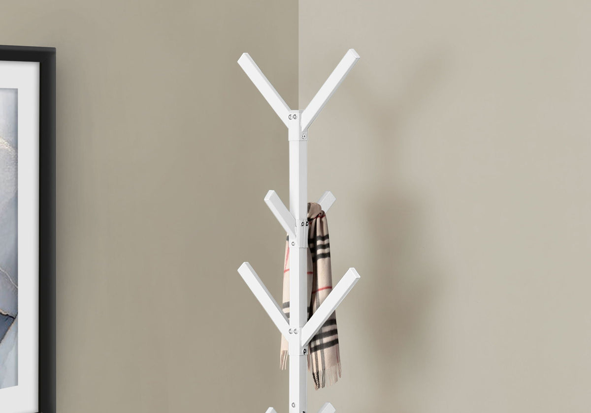 Coat Rack, Hall Tree, Free Standing, 8 Hooks, Entryway, Contemporary & Modern - Best Buy Furniture