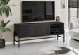 TV Stand, Modern Design Console, Media Entertainment Center, Storage Cabinet, Contemporary & Modern - Black - Best Buy Furniture
