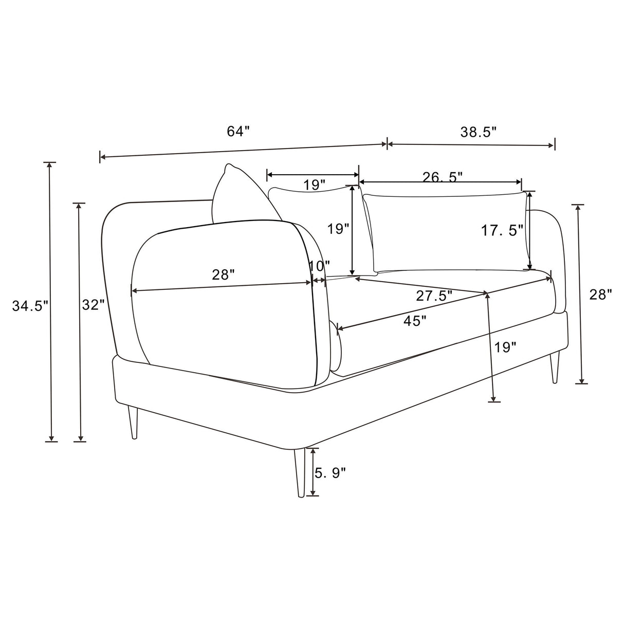 Repley - 2 Piece Sofa Set