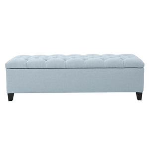 Glouster - Contemporary Storage Ottoman With Button Tufted Design - Best Buy Furniture