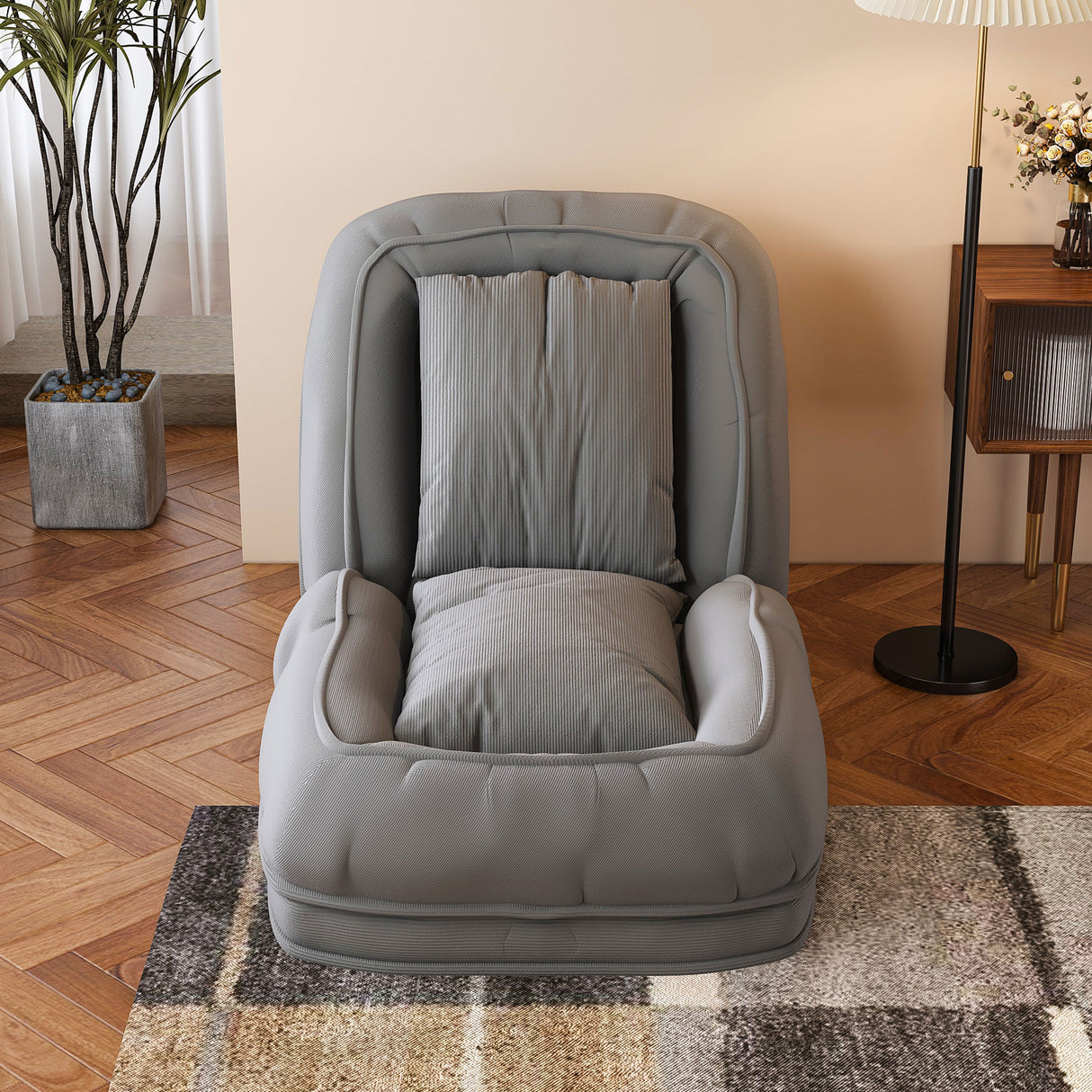 Upholstered Human Dog Bed for Adults and Pets