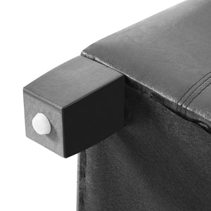 Square Tufted Indoor Ottoman With Lift-Top Storage