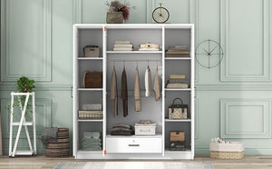 4 Door Wardrobe With 1 Drawer