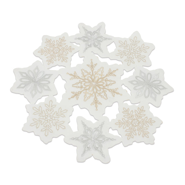 Embroidered-Snowflake-Doily-(set-of-3)-Tabletop