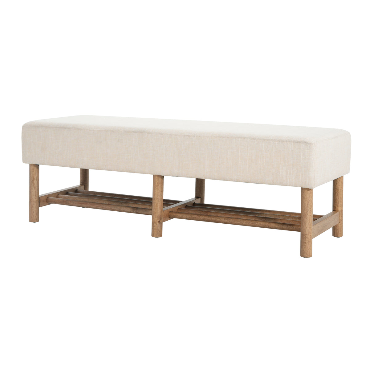 Rectangular Upholstered Storage Bench